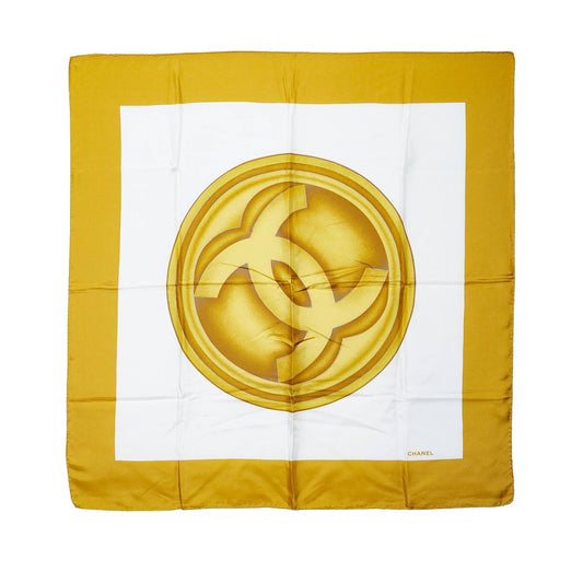 Chanel CC Silk Scarf (SHG-q6Owyy)