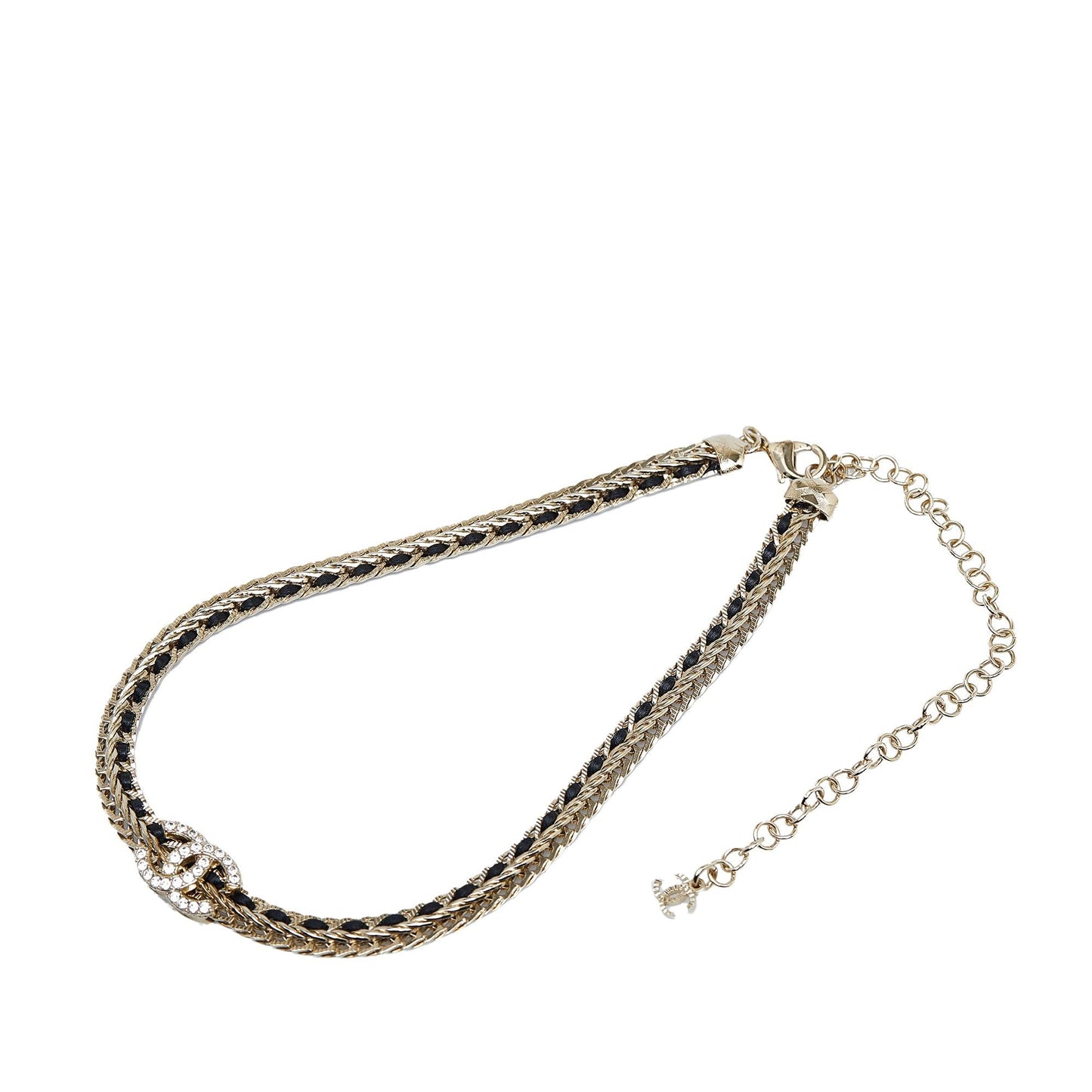 Chanel CC Strass Pendant Choker (SHG-oapFjp)