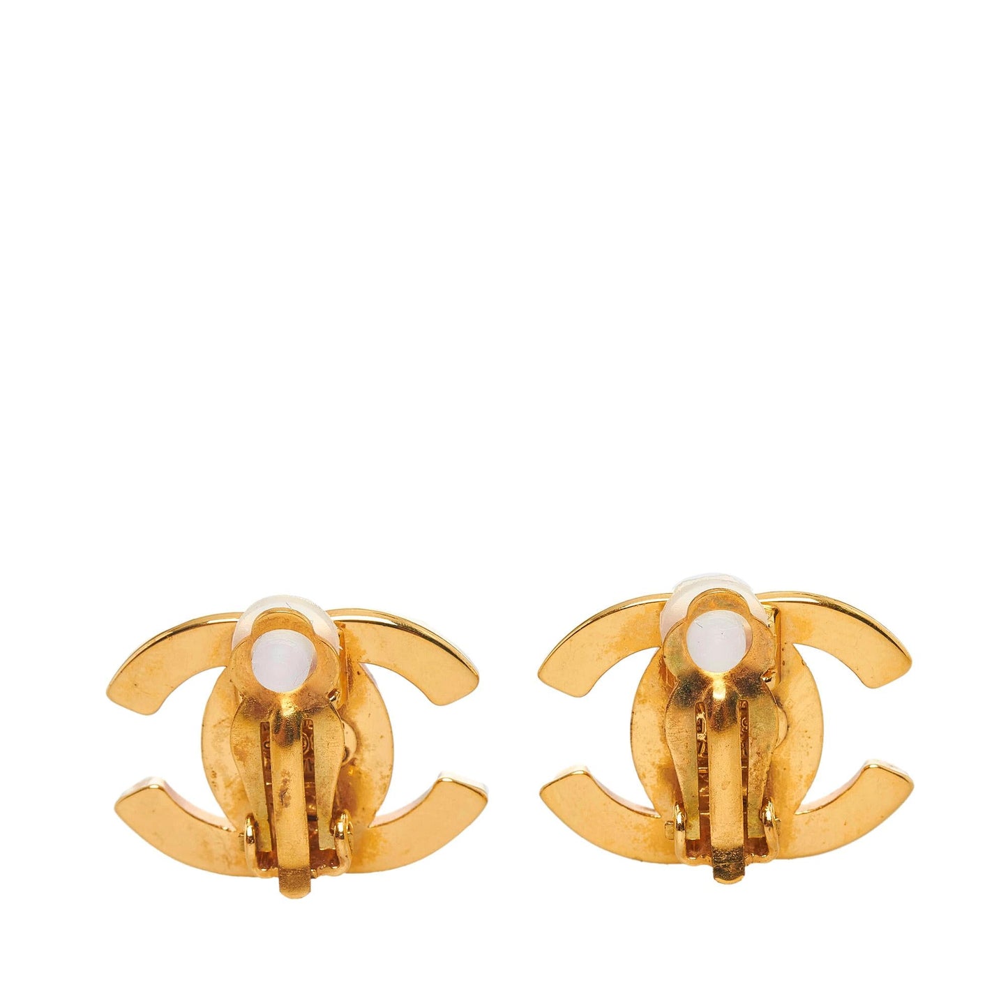 Chanel CC Turn Lock Clip-On Earrings (SHG-eoMxKV)