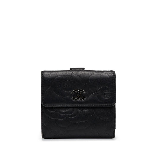 Chanel Camellia Bifold Wallet (SHG-keSRxl)