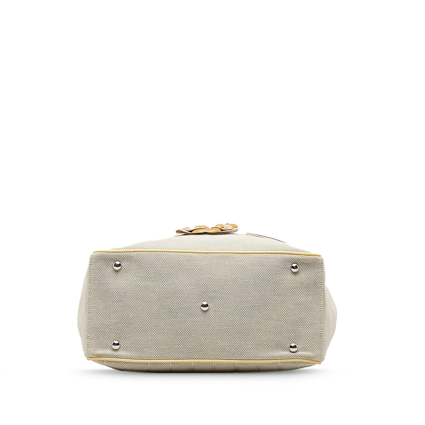 Chanel Camellia CC Choco Bar No. 5 Shoulder Bag (SHG-CGt5YO)