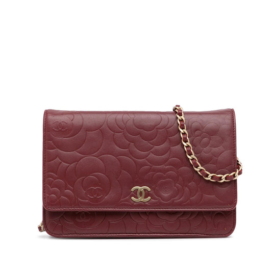 Chanel Camellia CC Wallet On Chain (SHG-HpTlgX)