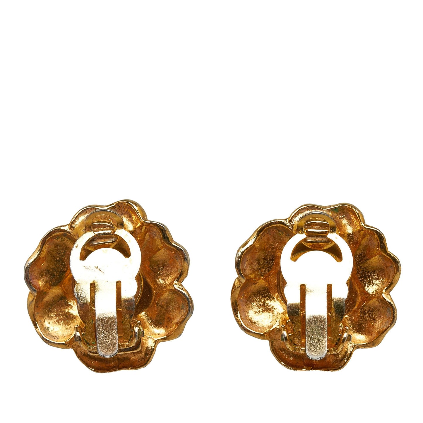 Chanel Camellia Clip-on Earrings (SHG-7HbHC5)