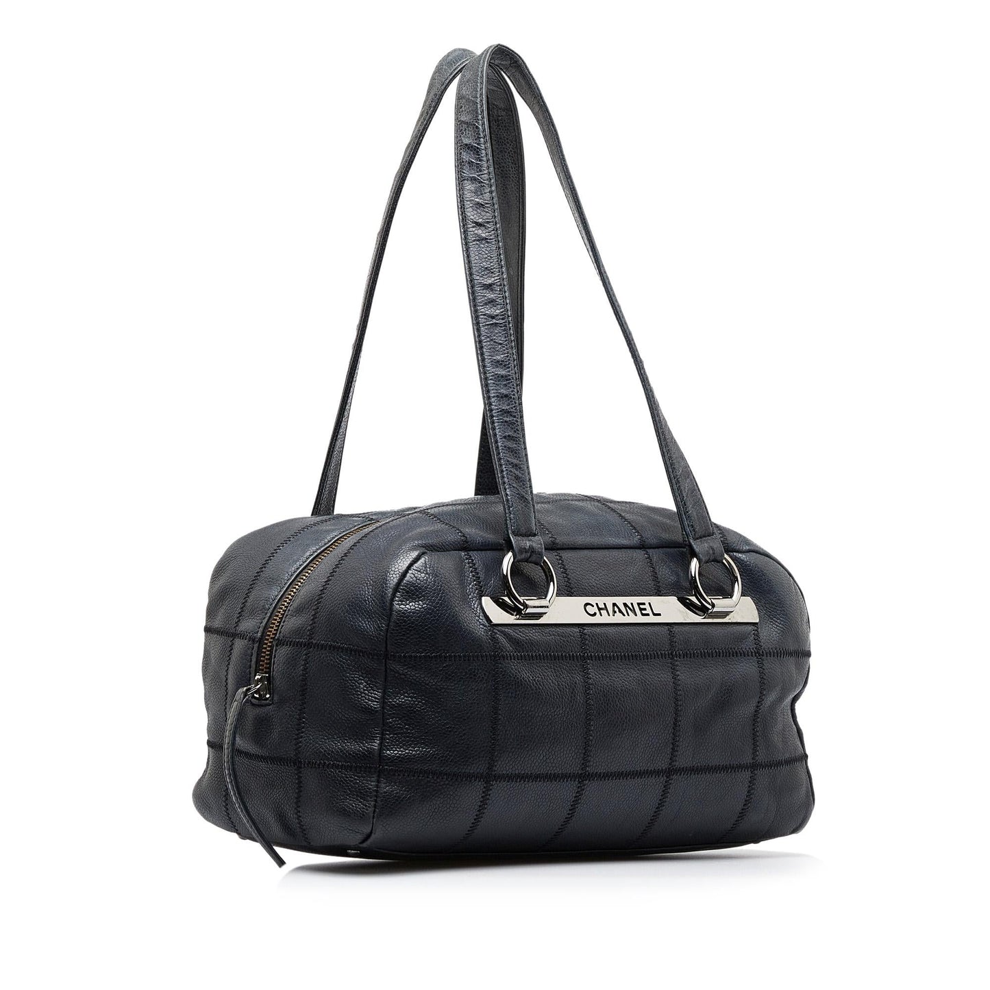 Chanel Caviar Choco Bar Shoulder Bag (SHG-UMhvEk)