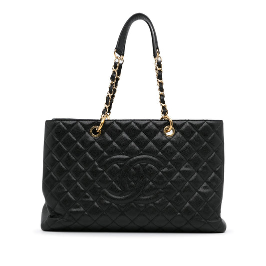 Chanel Caviar Grand Shopping Tote (SHG-w9qb9T)