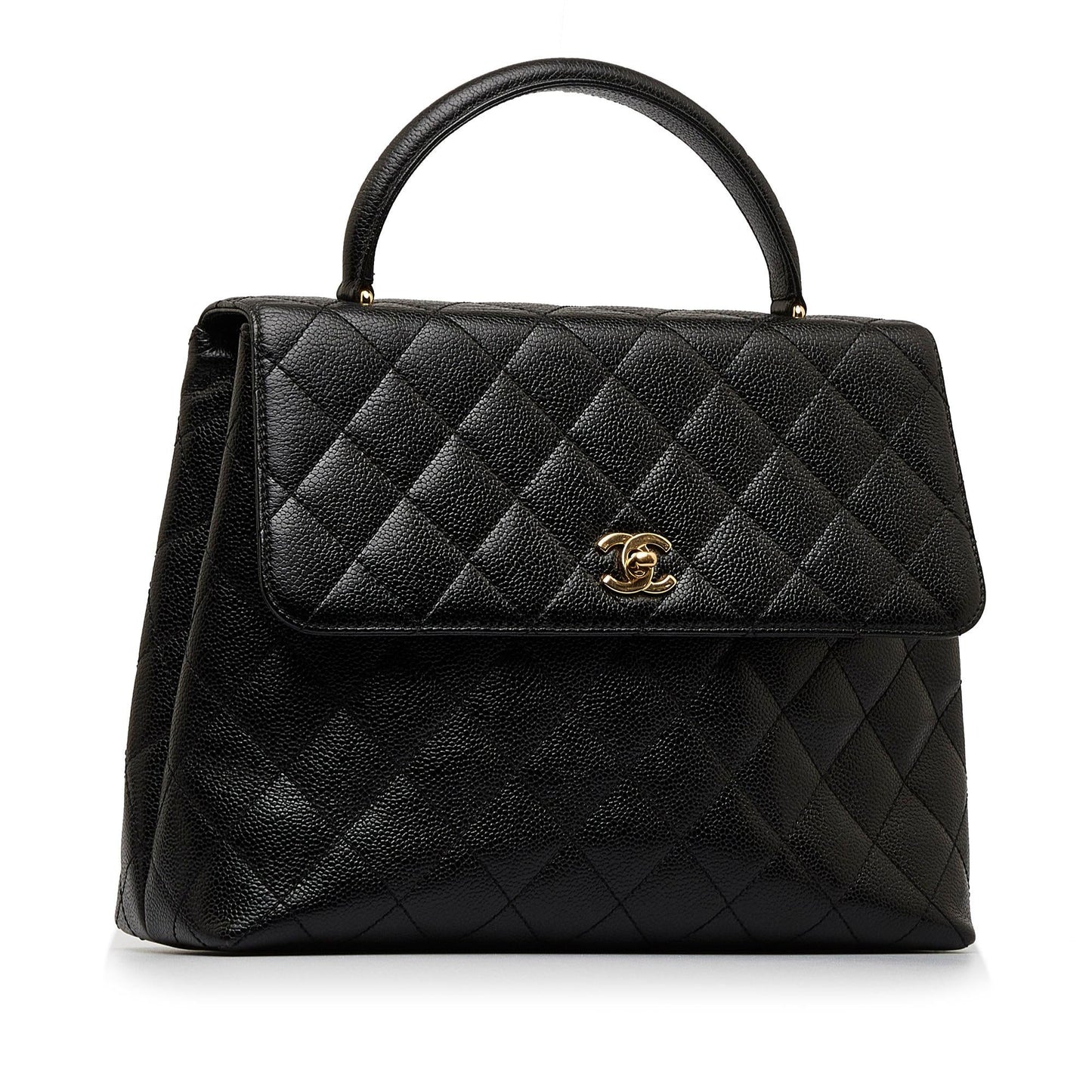 Chanel Caviar Kelly Top Handle (SHG-HtbV6X)