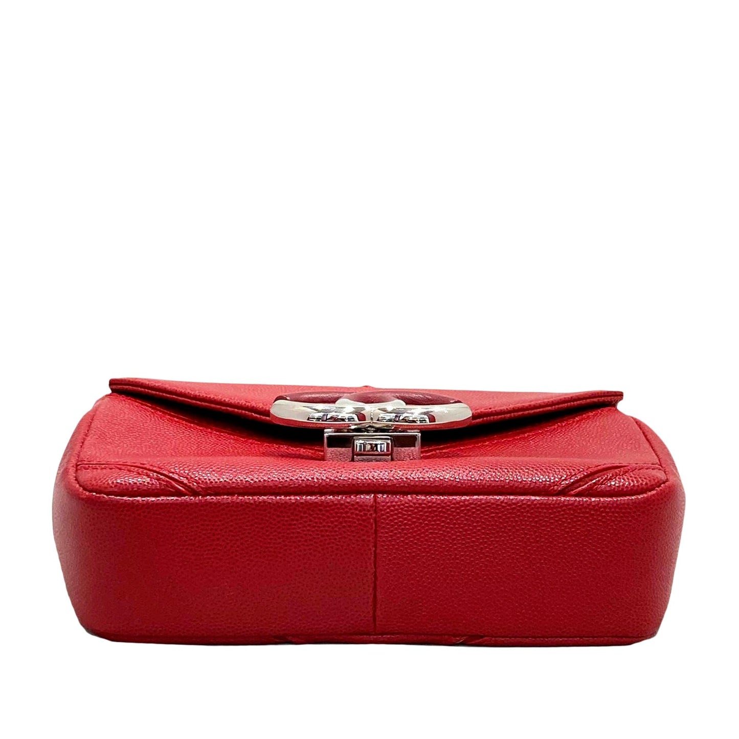 Chanel Caviar Leather Chain Single Flap (SHG-MGj2xV)