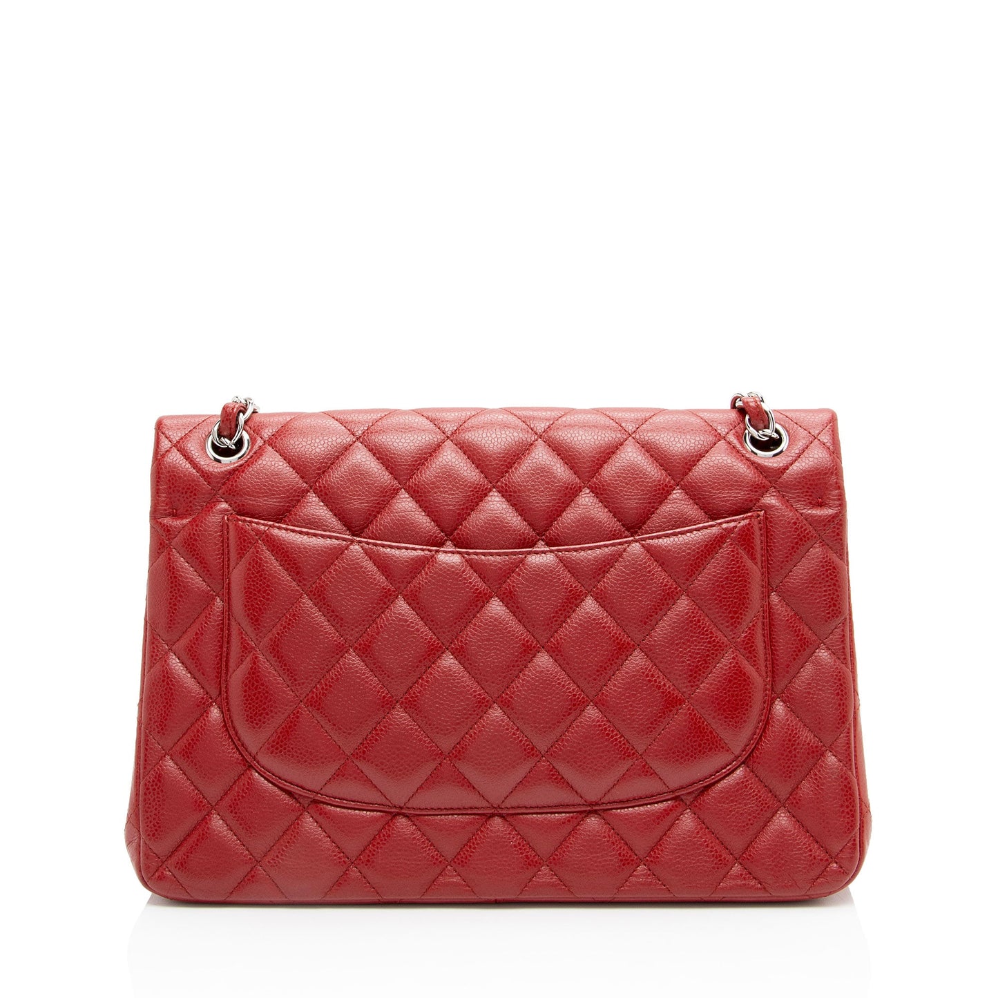 Chanel Caviar Leather Classic Jumbo Double Flap Bag (SHF-SJeAZK)
