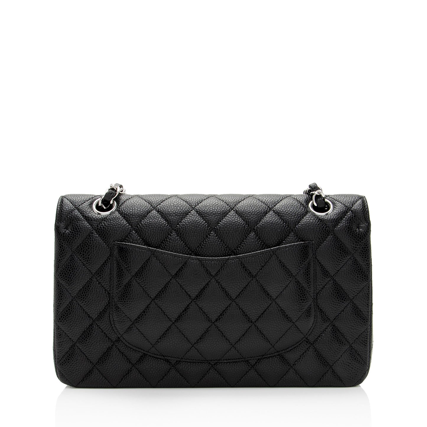 Chanel Caviar Leather Classic Medium Double Flap Bag (SHF-Xtaxo5)