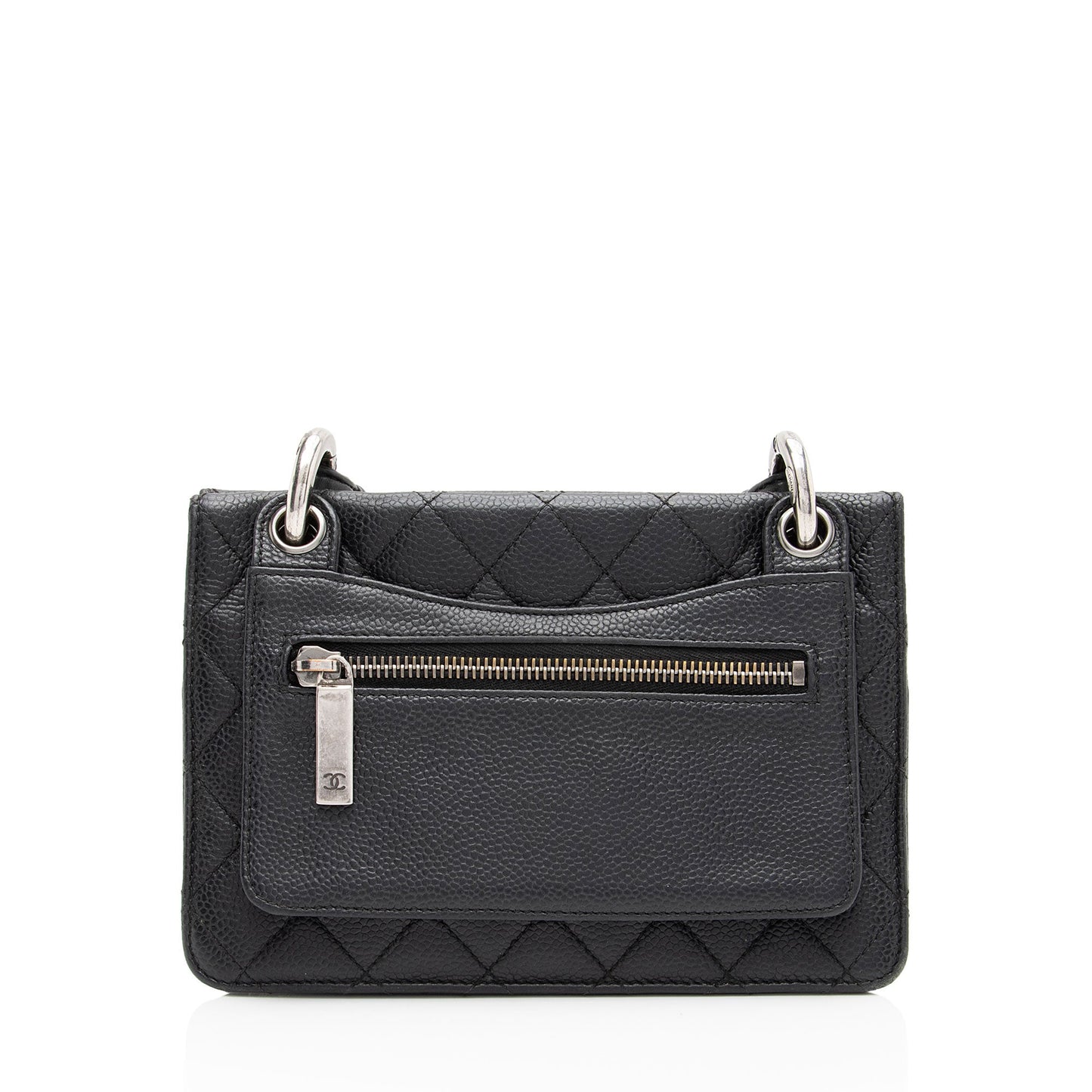 Chanel Caviar Leather Retro Class Small Flap Bag (SHF-W9Q8I9)