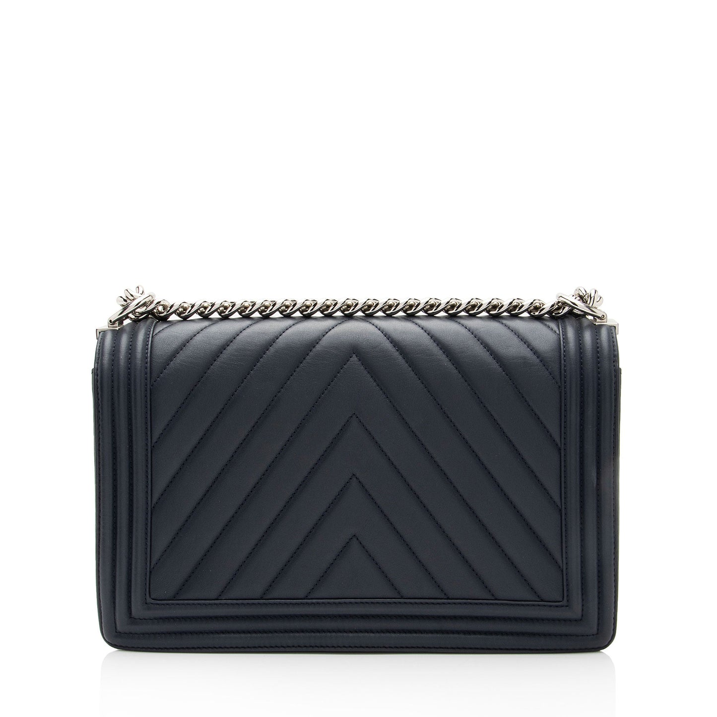 Chanel Chevron Lambskin New Medium Boy Bag (SHF-SYvI5N)