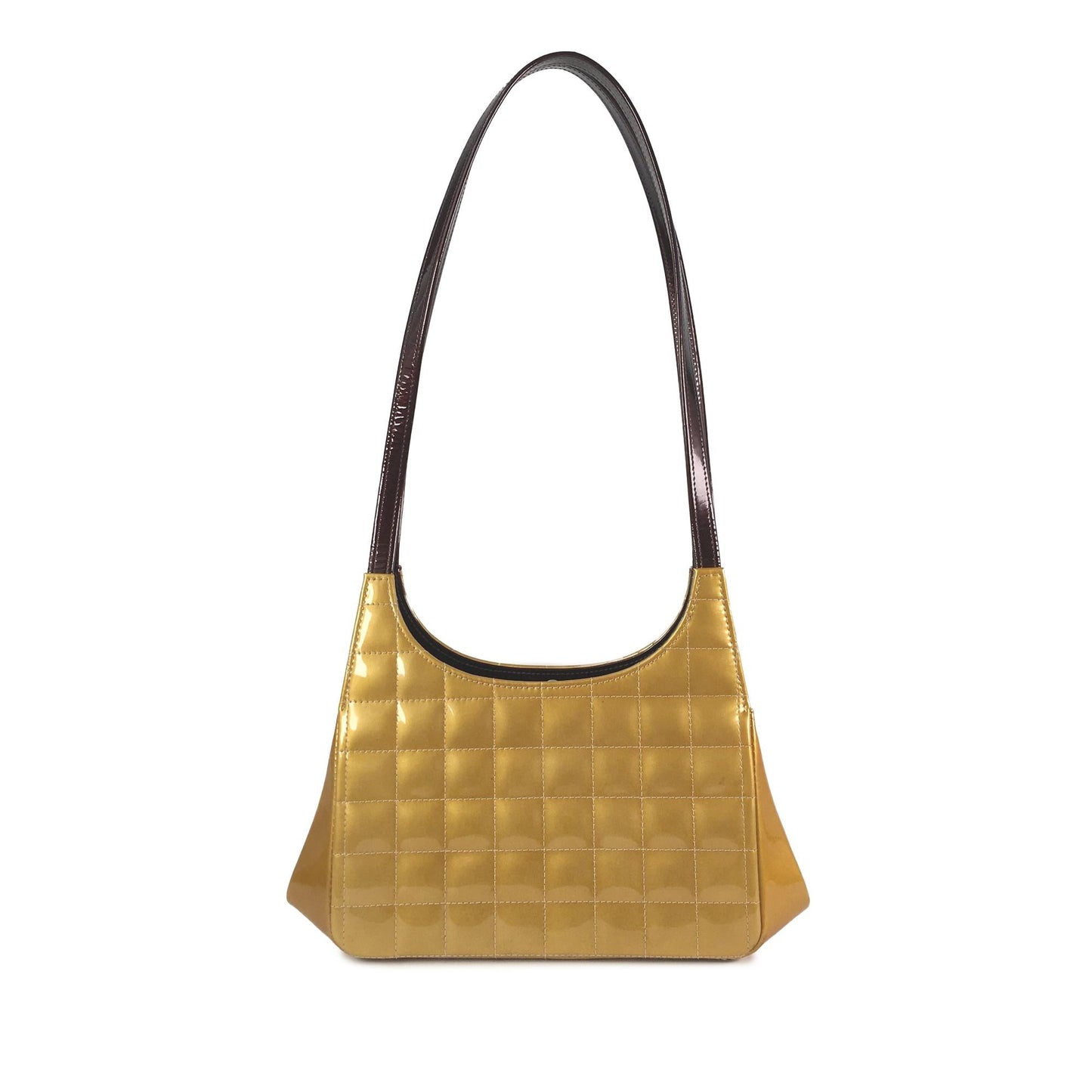 Chanel Chocolate Bar Patent Shoulder Bag (SHG-Fp3vtQ)