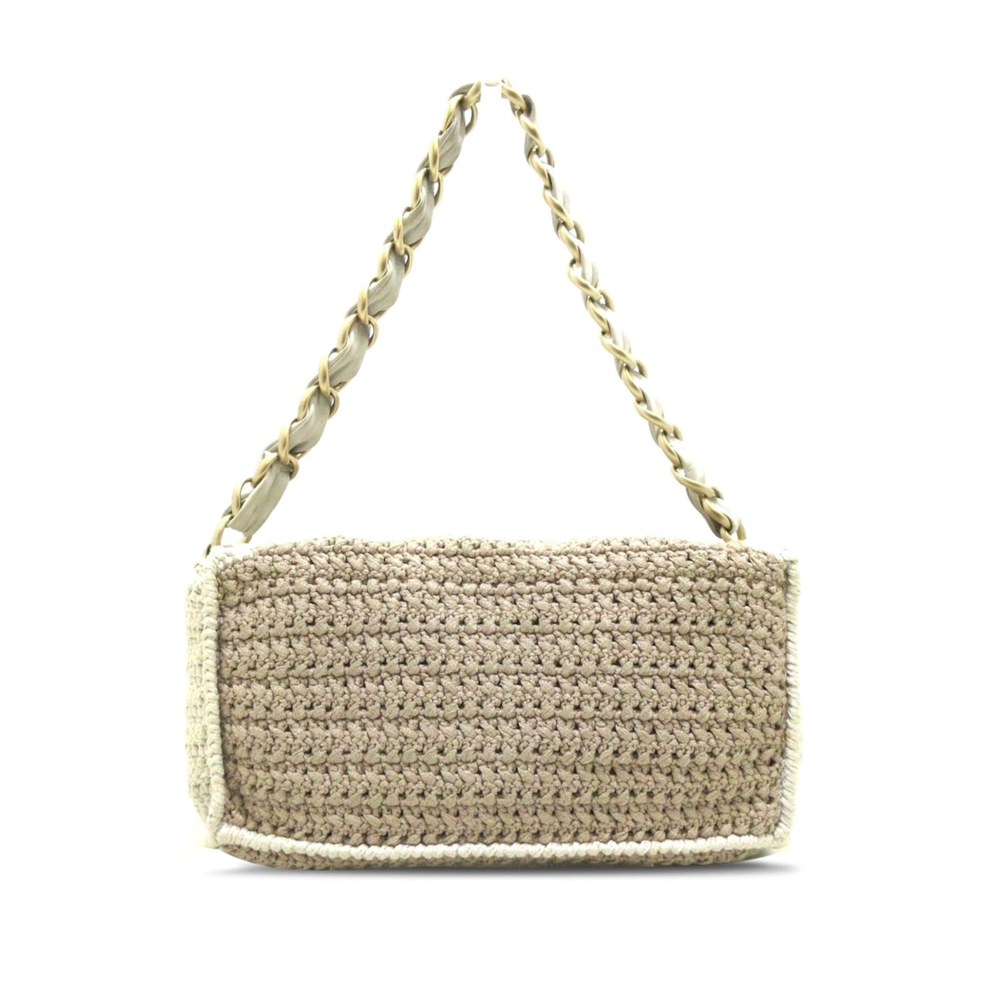 Chanel Crochet Camellia Flap (SHG-zv45xL)