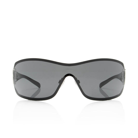 Chanel Crystal Camellia CC Shield Sunglasses (SHF-6LCMeF)