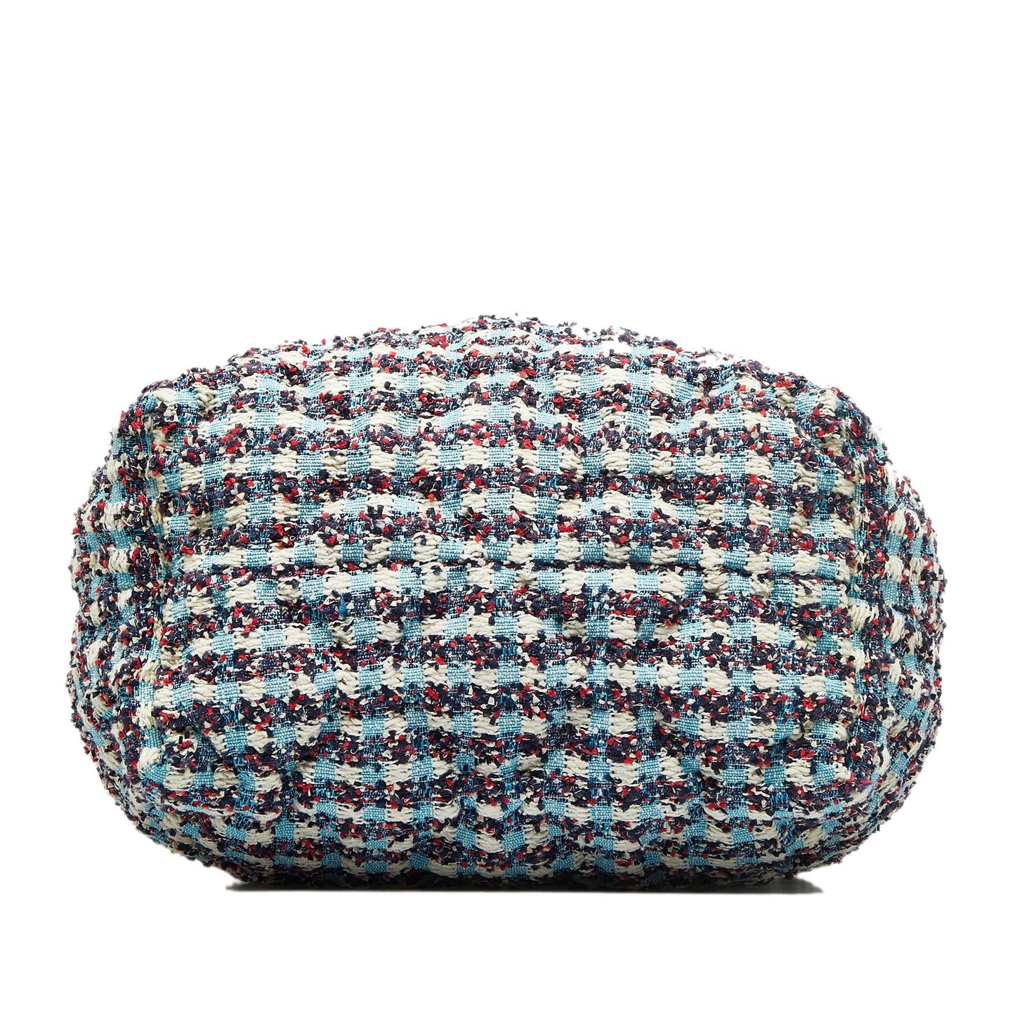 Chanel Cuba Chesterfield Tweed Drawstring Bucket Bag (SHG-cXRn1b)