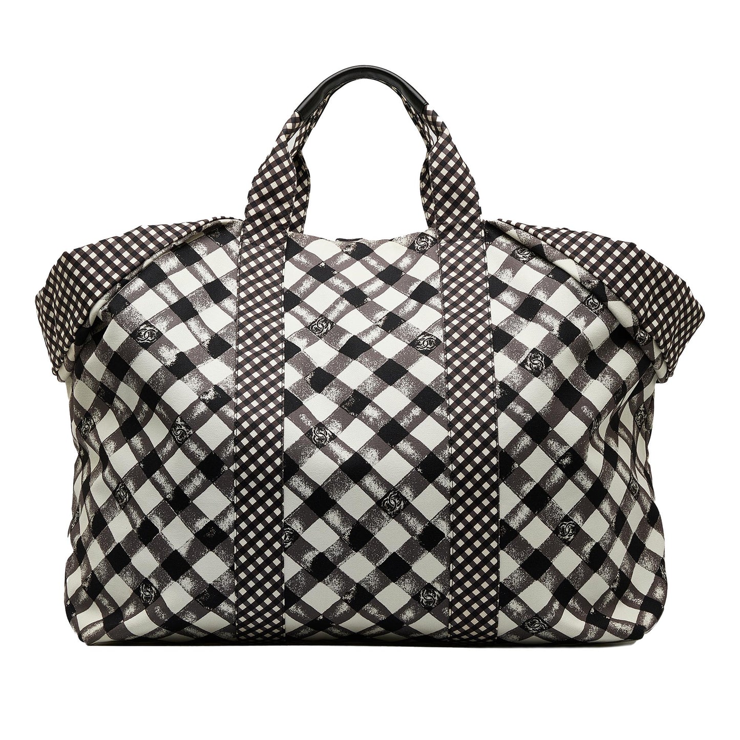 Chanel Gingham XXL Tote (SHG-FDvtAx)