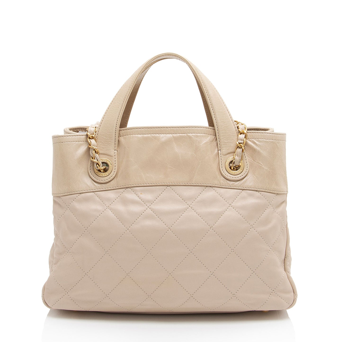 Chanel Glazed Calfskin In the Mix Small Tote (SHF-IzIEIo)