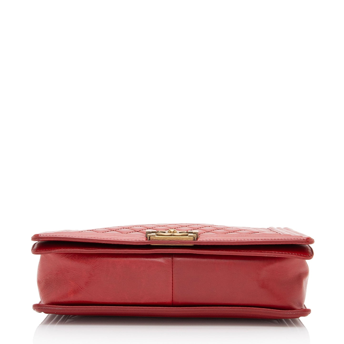 Chanel Glazed Calfskin Large Boy Bag (SHF-mCspEX)