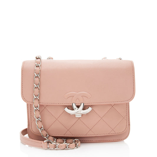 Chanel Goatskin CC Box Flap Bag (SHF-3UcdU5)