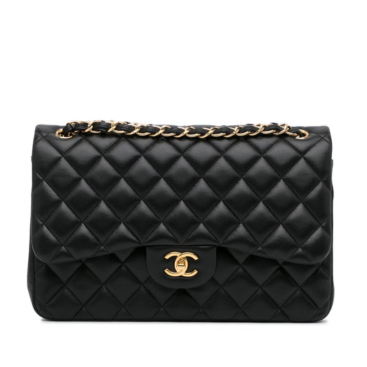 Chanel Jumbo Classic Lambskin Double Flap (SHG-Bvc5Ul)