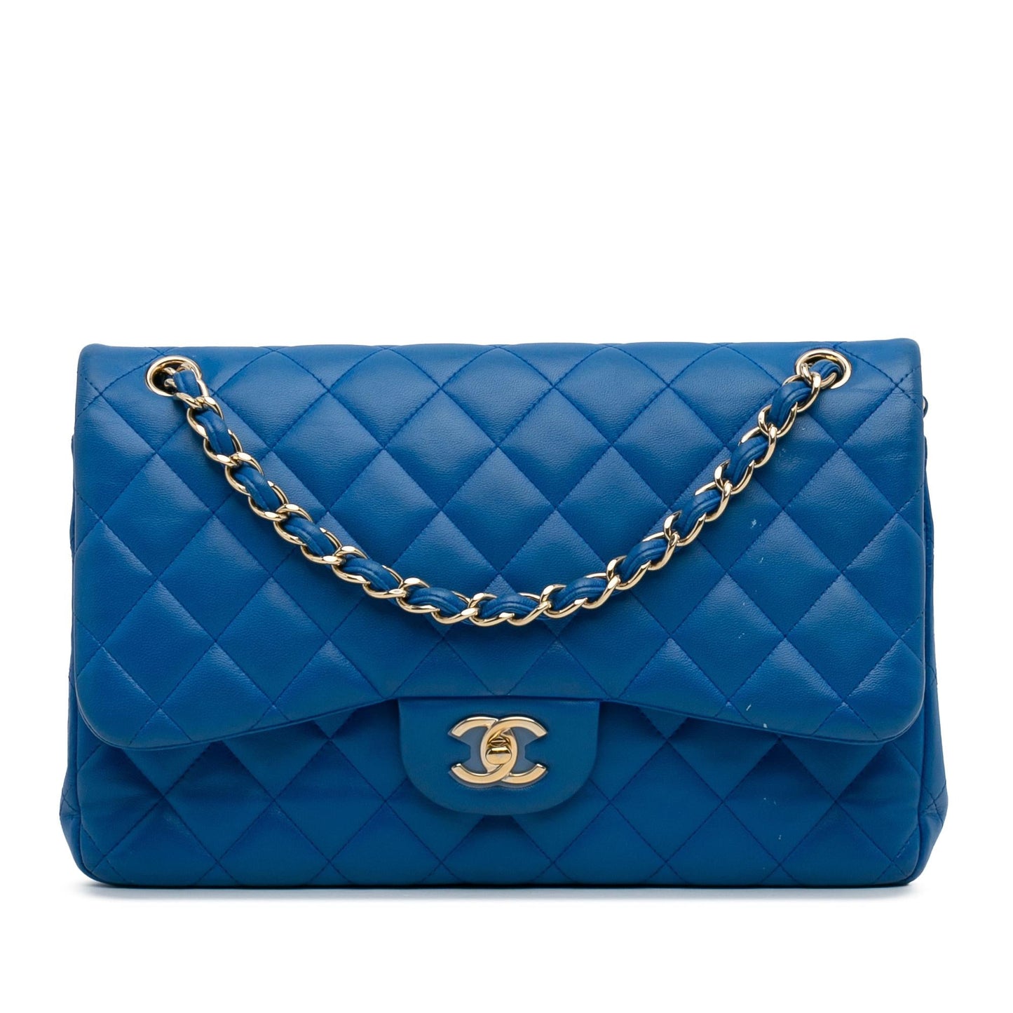 Chanel Jumbo Classic Lambskin Double Flap (SHG-wlc4yE)