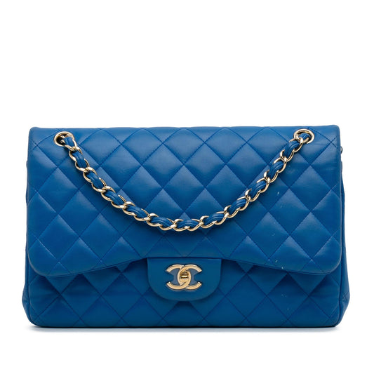 Chanel Jumbo Classic Lambskin Double Flap (SHG-wlc4yE)