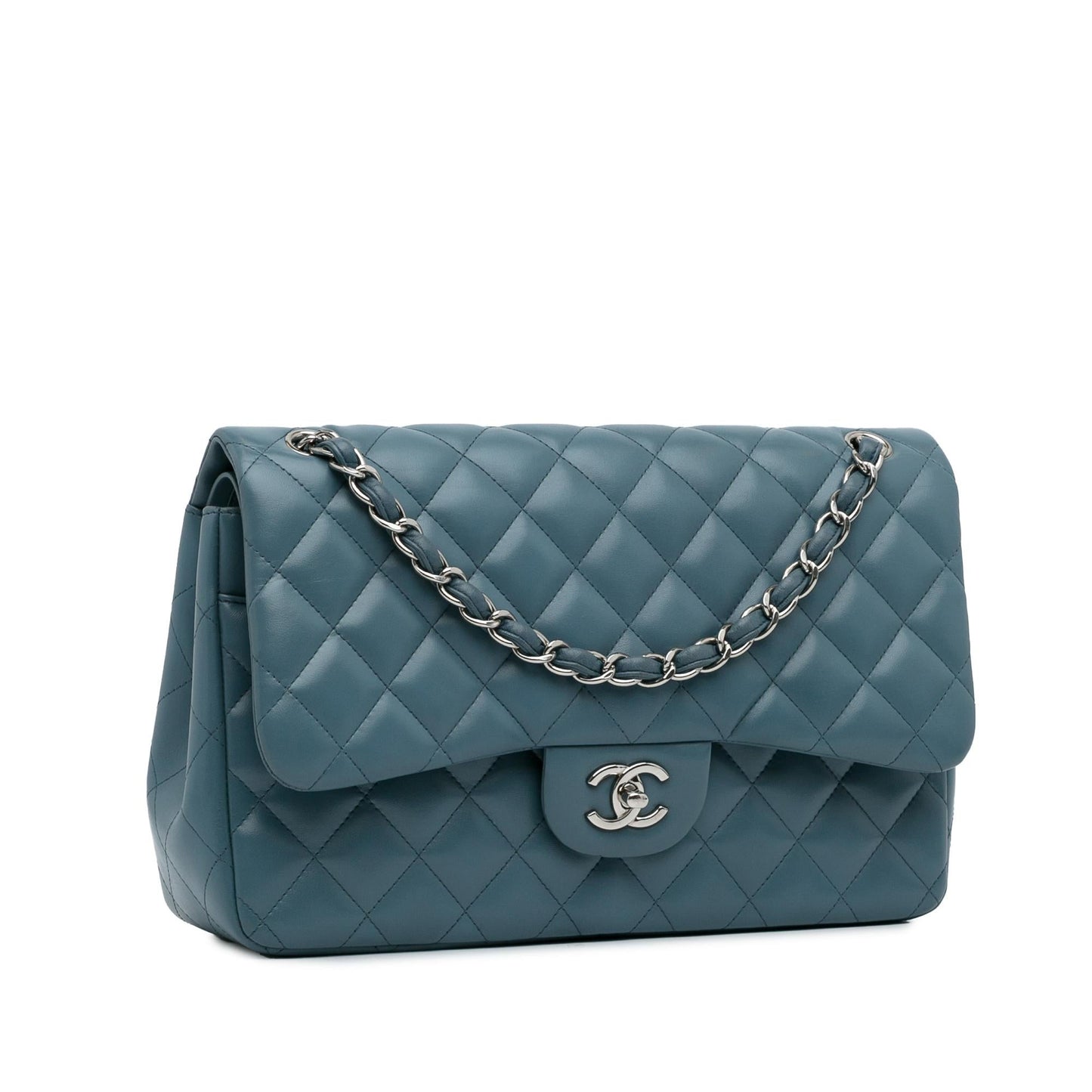 Chanel Jumbo Classic Lambskin Double Flap (SHG-7S4PHb)