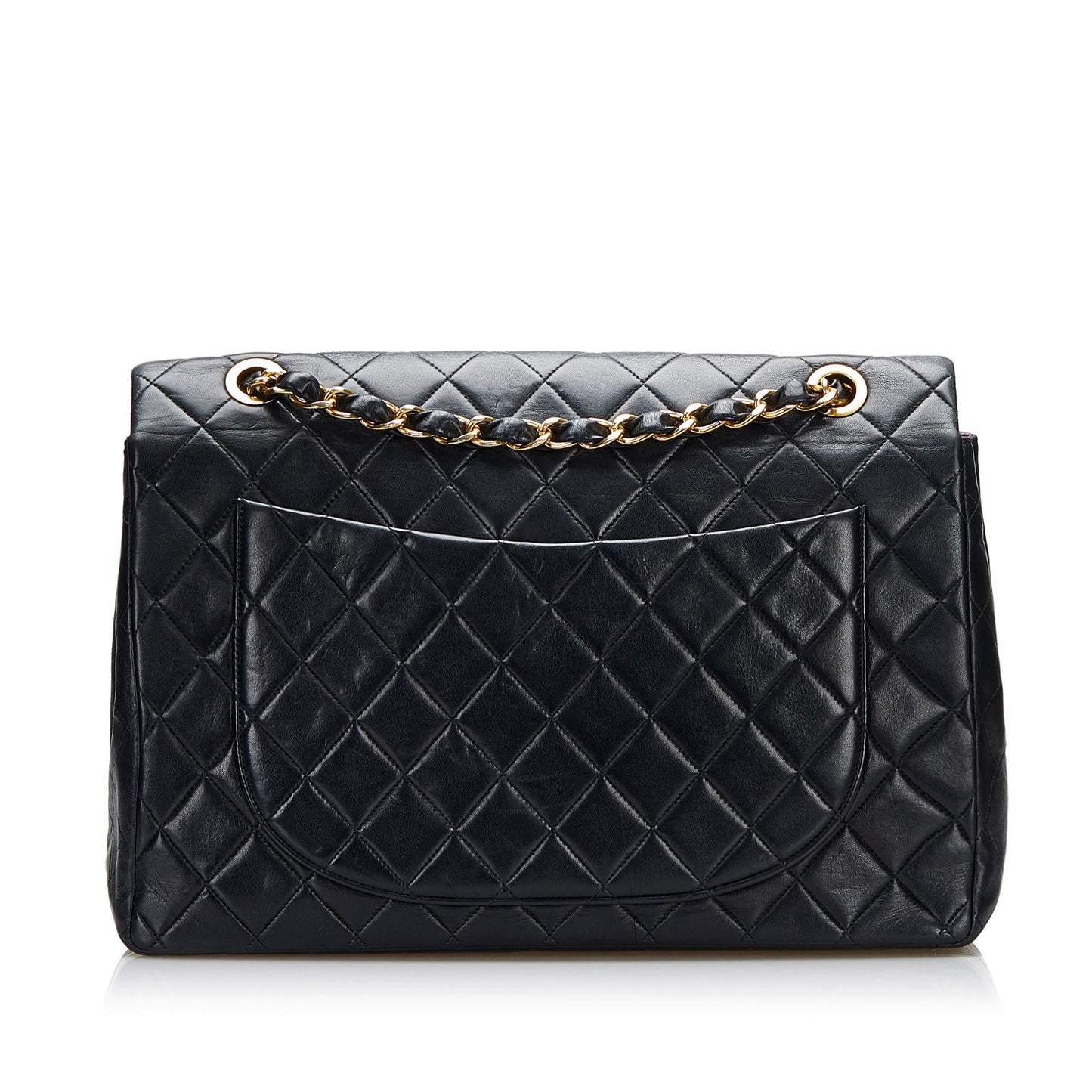 Chanel Jumbo Classic Lambskin Maxi Single Flap Bag (SHG-eYSHRc)