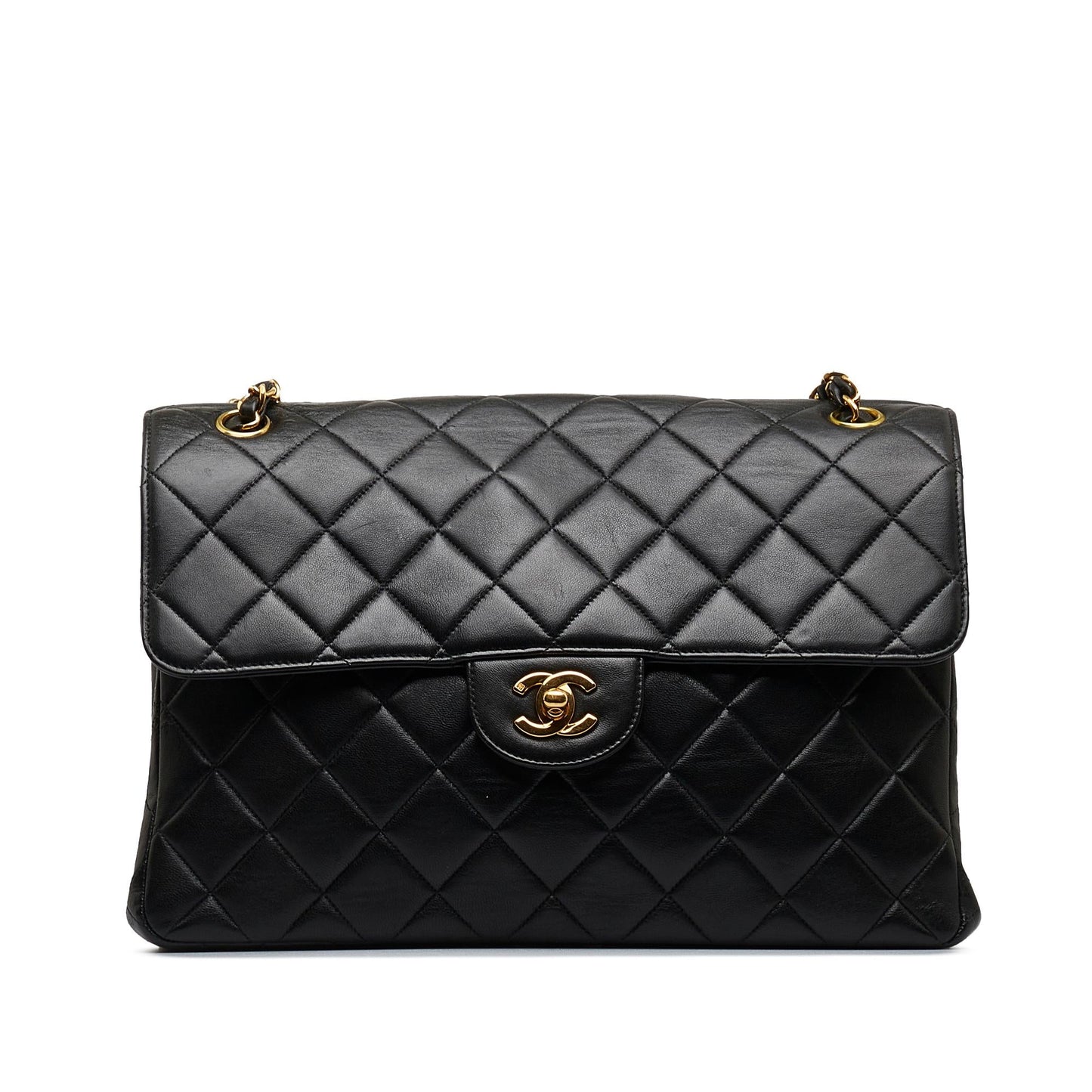 Chanel Jumbo Classic Lambskin Single Flap Bag (SHG-zQZOuM)