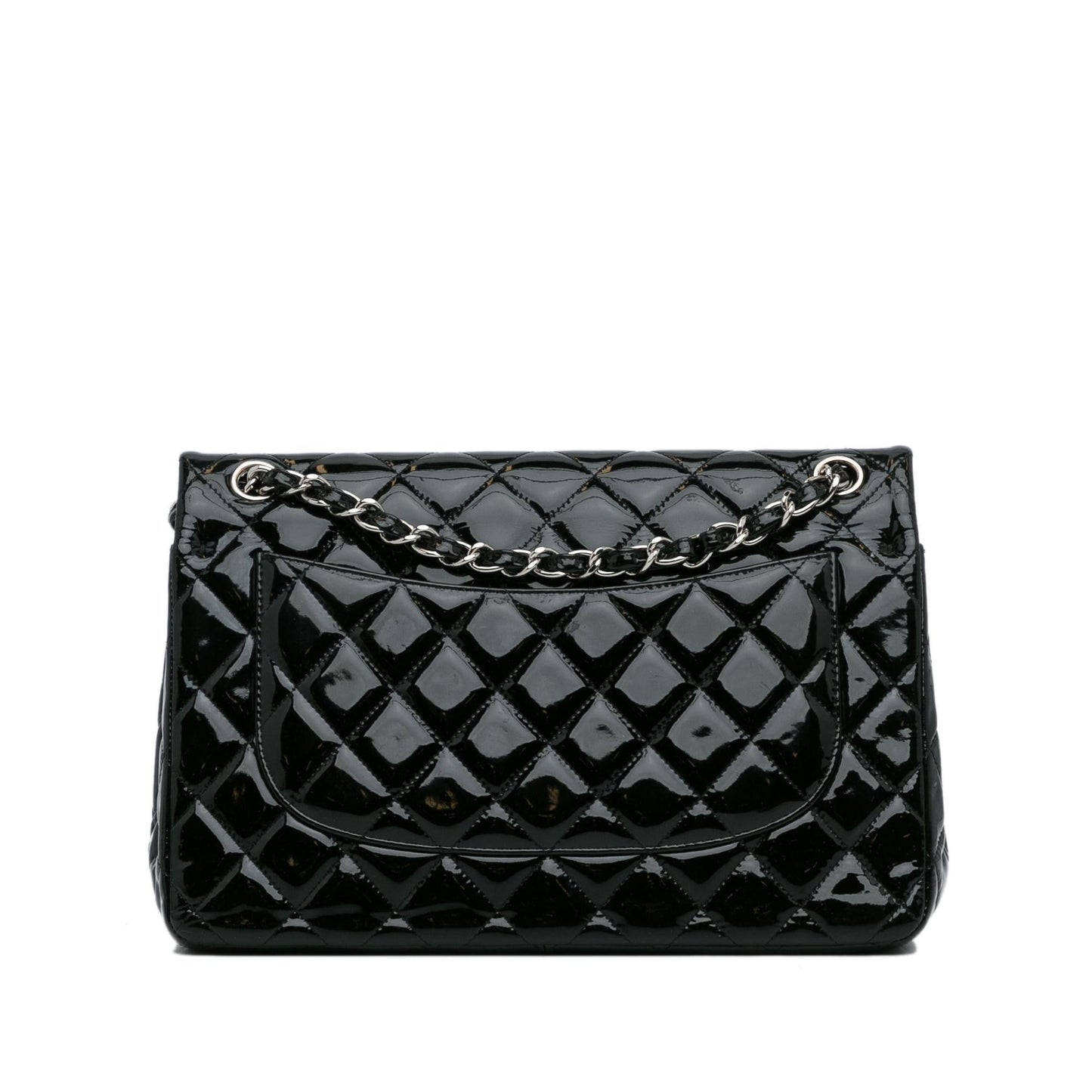 Chanel Jumbo Classic Patent Double Flap (SHG-wi4FA2)