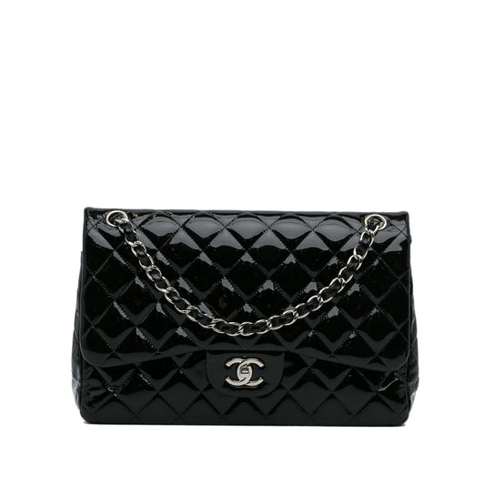 Chanel Jumbo Classic Patent Double Flap (SHG-wi4FA2)
