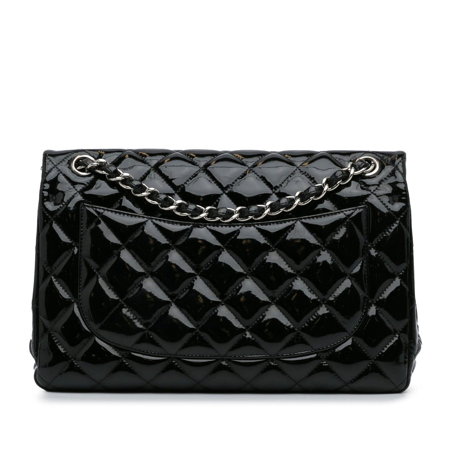 Chanel Jumbo Classic Patent Double Flap (SHG-88VGAj)