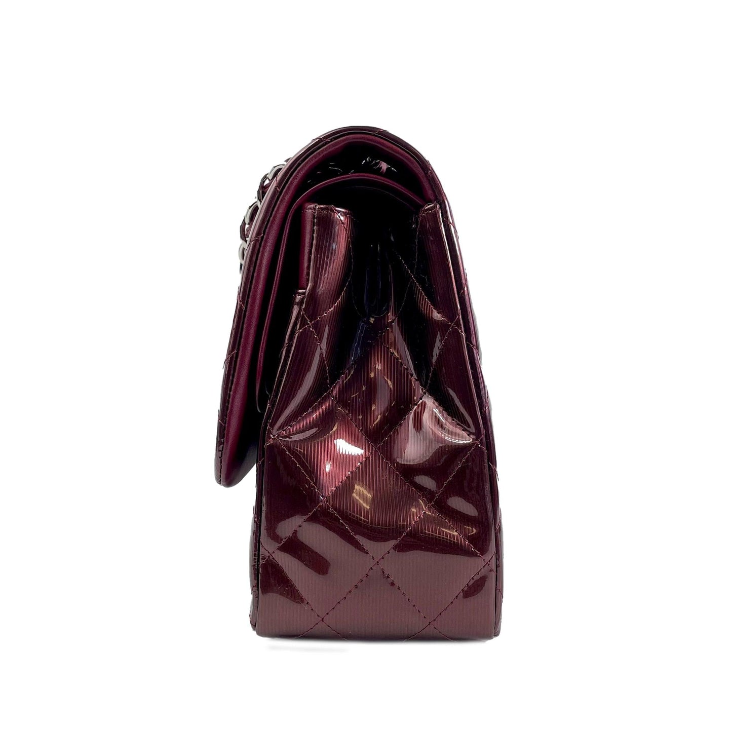 Chanel Jumbo Classic Patent Double Flap (SHG-KP5acZ)