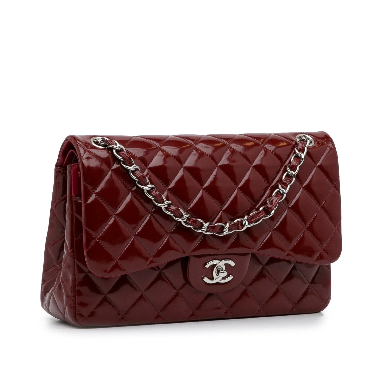 Chanel Jumbo Classic Patent Double Flap (SHG-Nqpvs3)