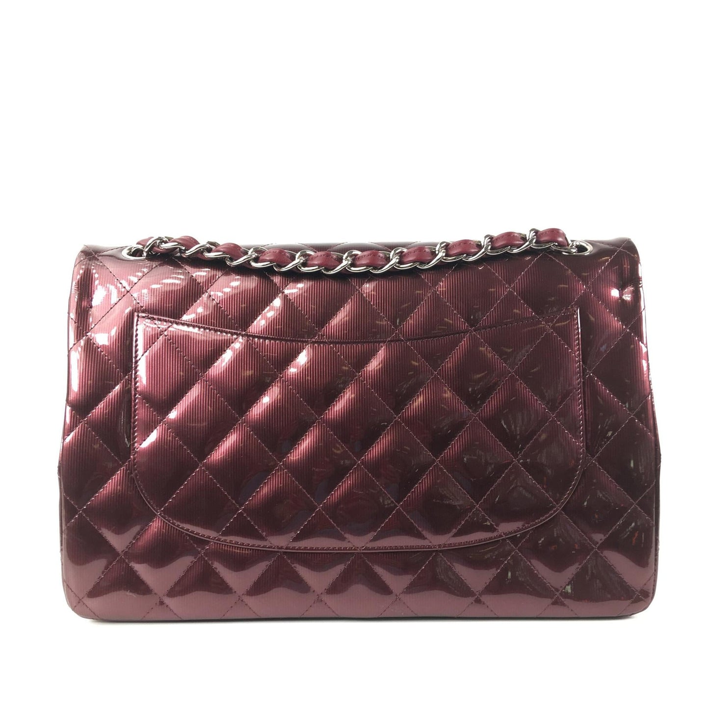 Chanel Jumbo Classic Patent Double Flap (SHG-l8CmEd)