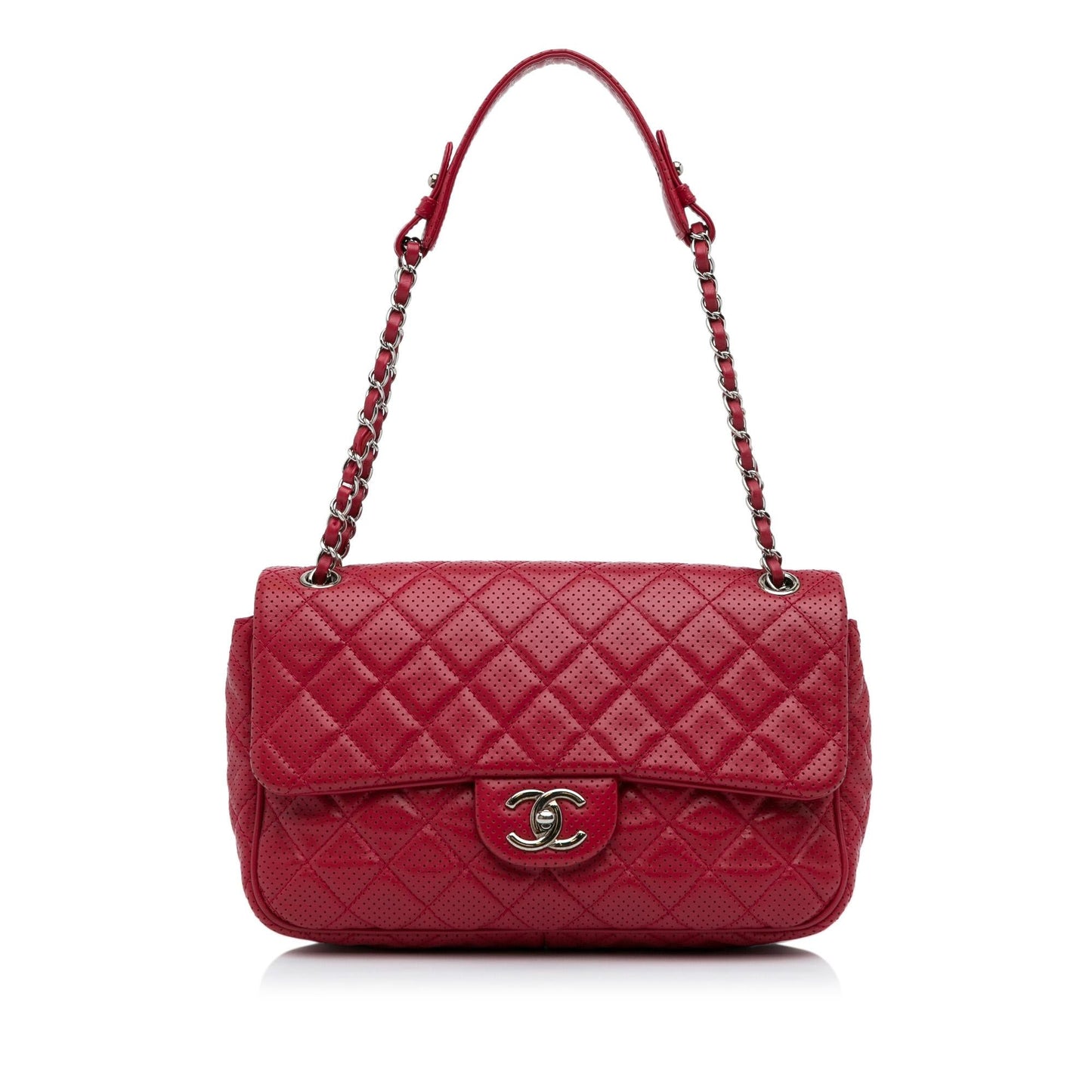 Chanel Jumbo Classic Perforated Lambskin Single Flap (SHG-nXRiI3)