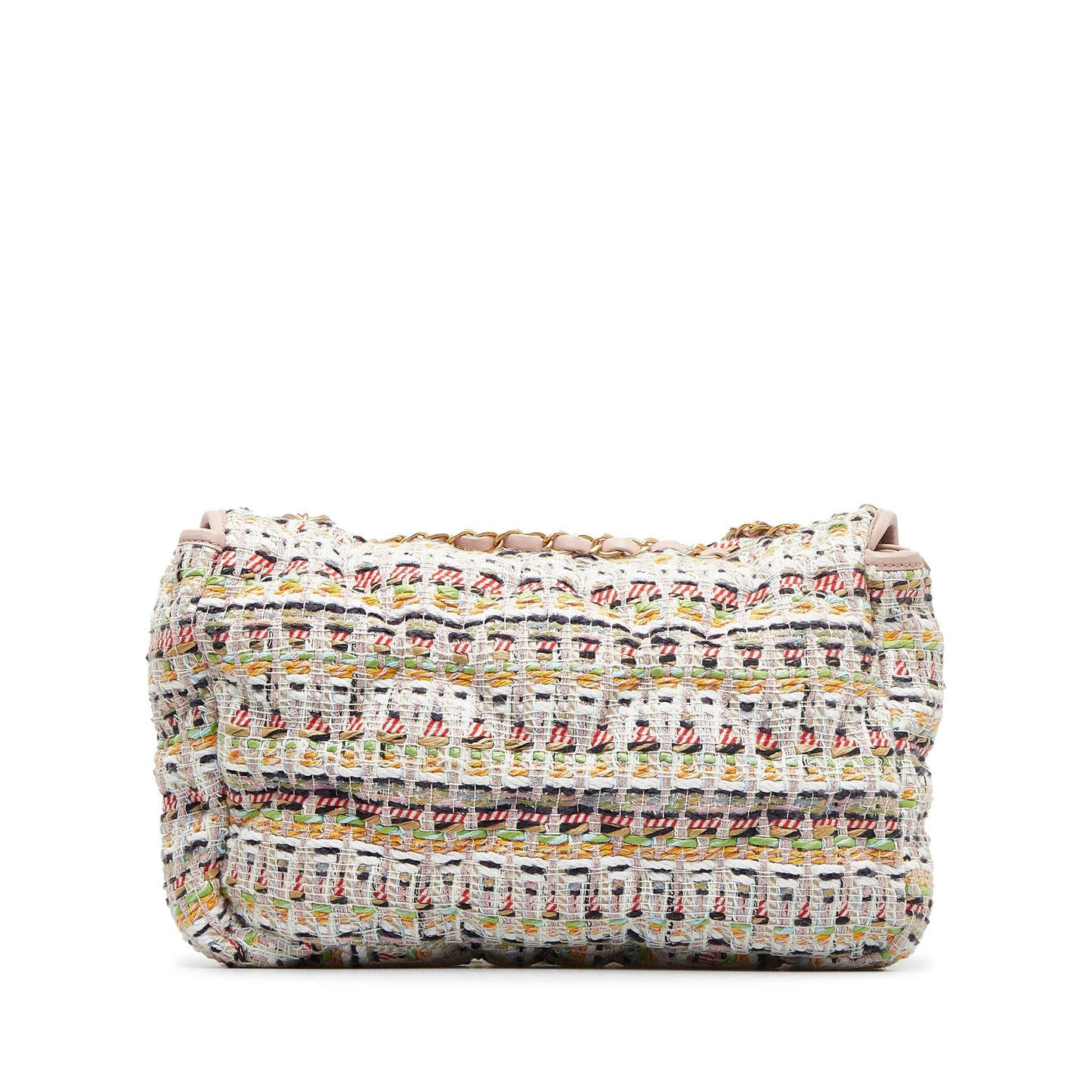 Chanel Jumbo Tweed Chesterfield Single Flap (SHG-QQOQlV)