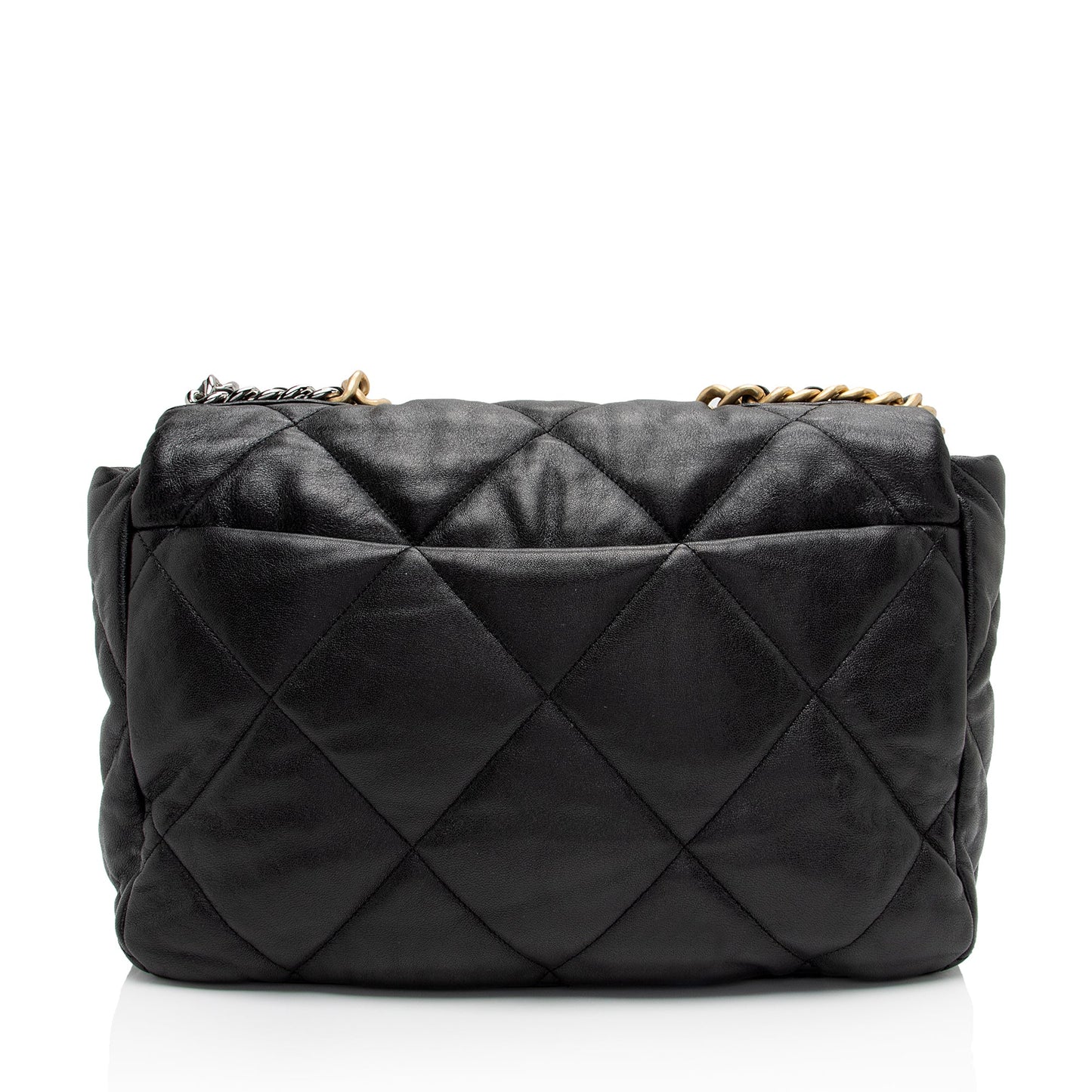Chanel Lambskin 19 Maxi Flap Shoulder Bag (SHF-uWRj8f)