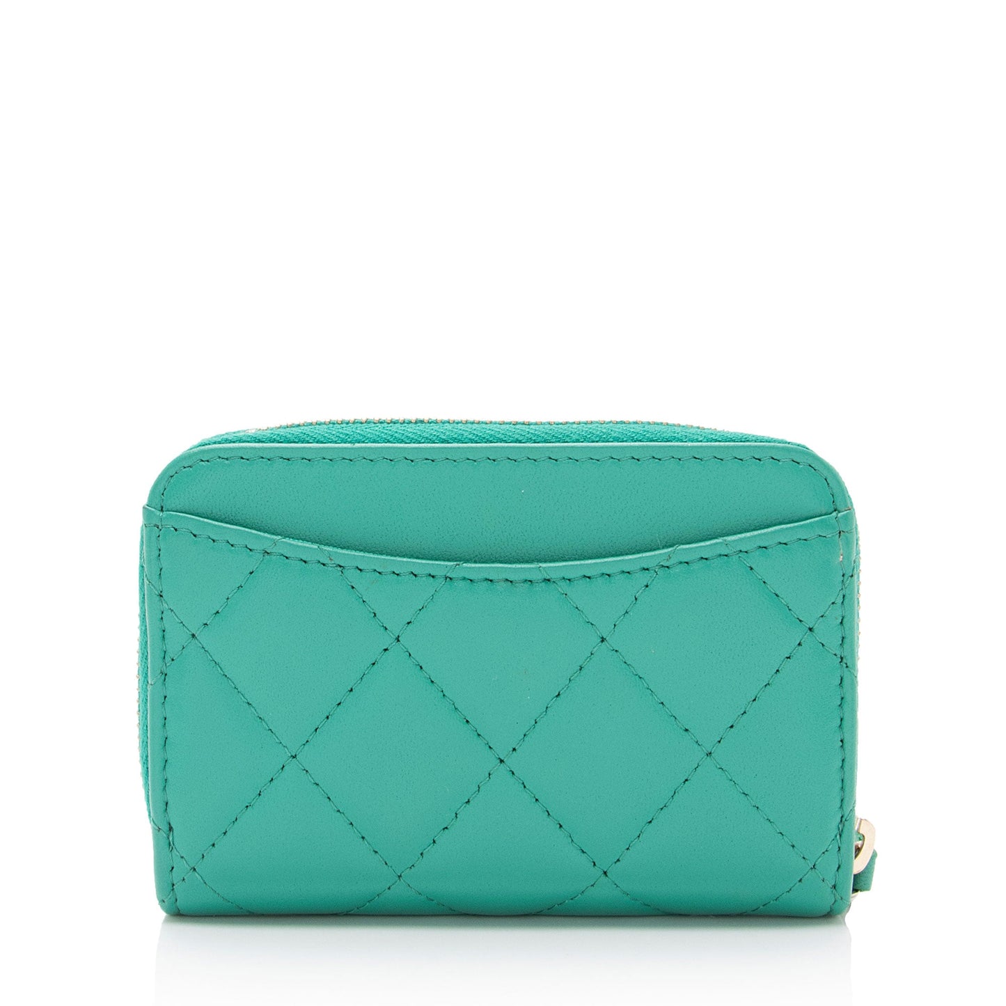 Chanel Lambskin CC Zip Around Card Case (SHF-kPLZP1)