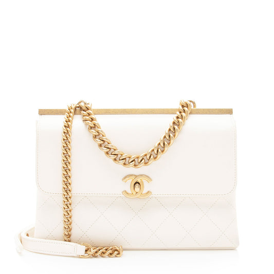 Chanel Lambskin Coco Lux Small Flap Bag (SHF-48E89g)