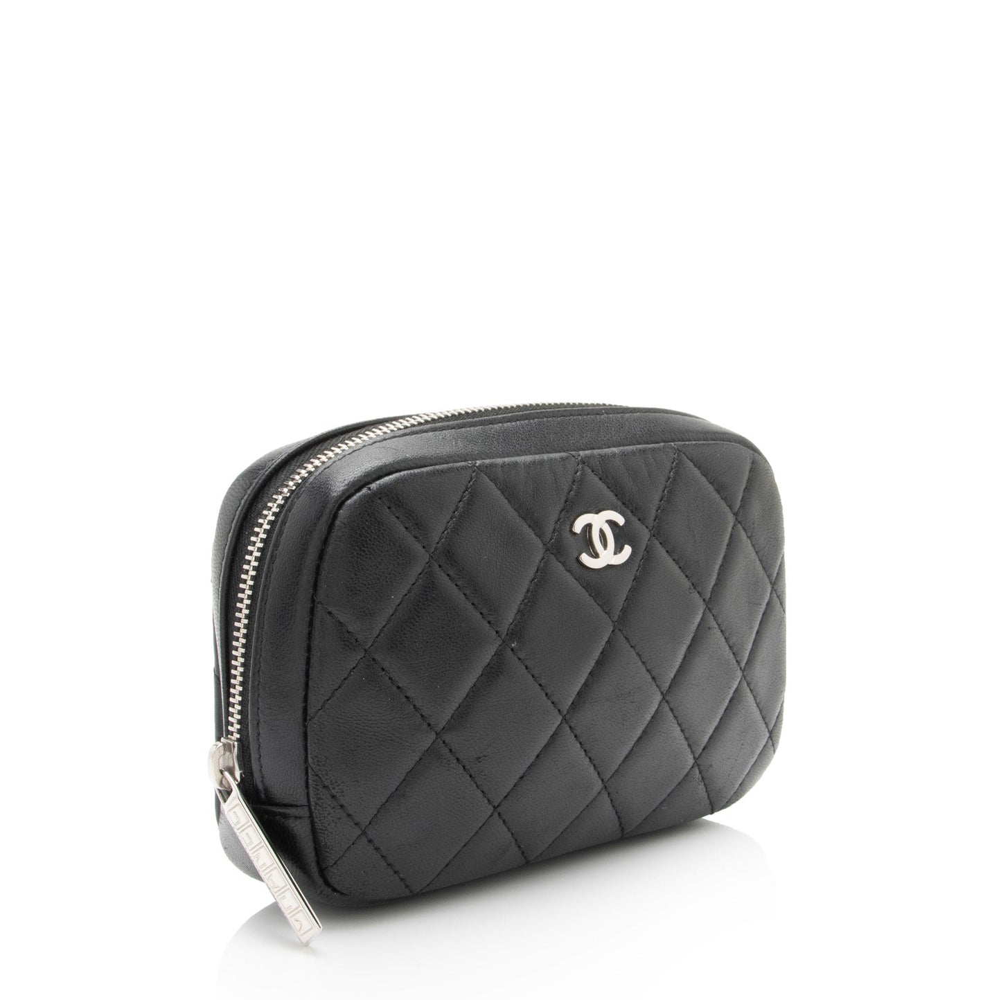 Chanel Lambskin Curvy Small Cosmetic Pouch (SHF-bKQqBi)