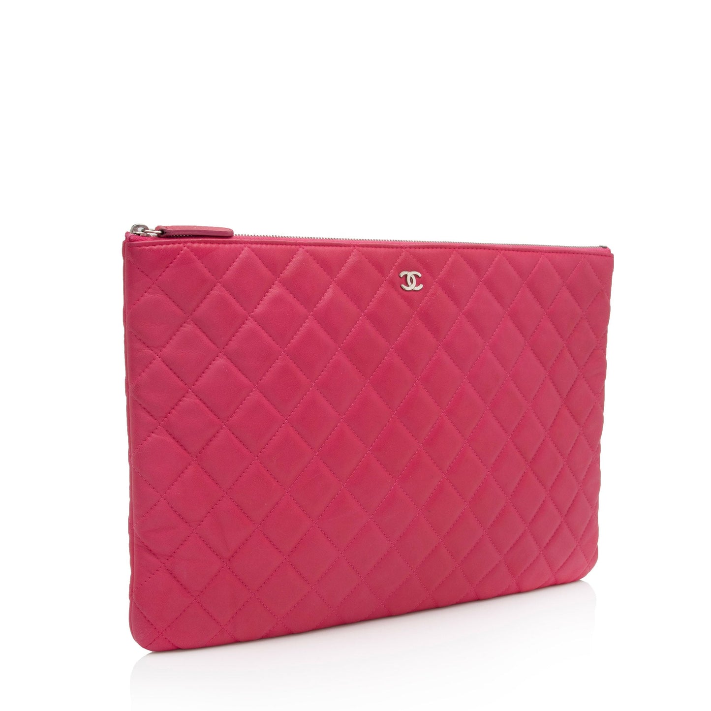 Chanel Lambskin Large O-Case (SHF-tCz0r4)