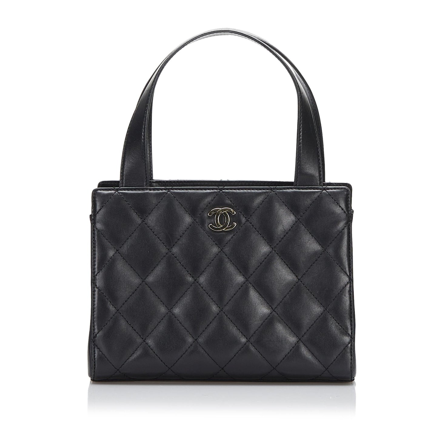 Chanel Lambskin Leather Handbag (SHG-WGibWp)