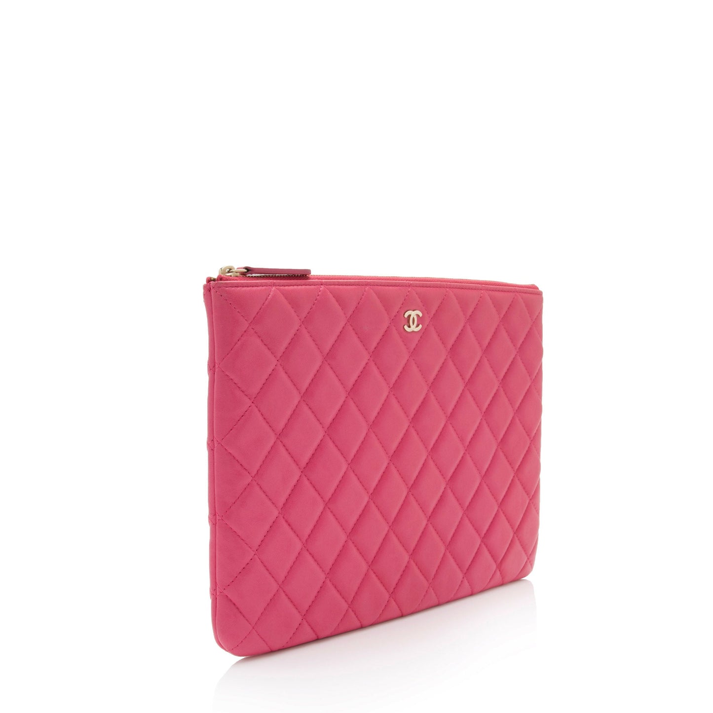 Chanel Lambskin Medium O-Case (SHF-RsJ4rh)
