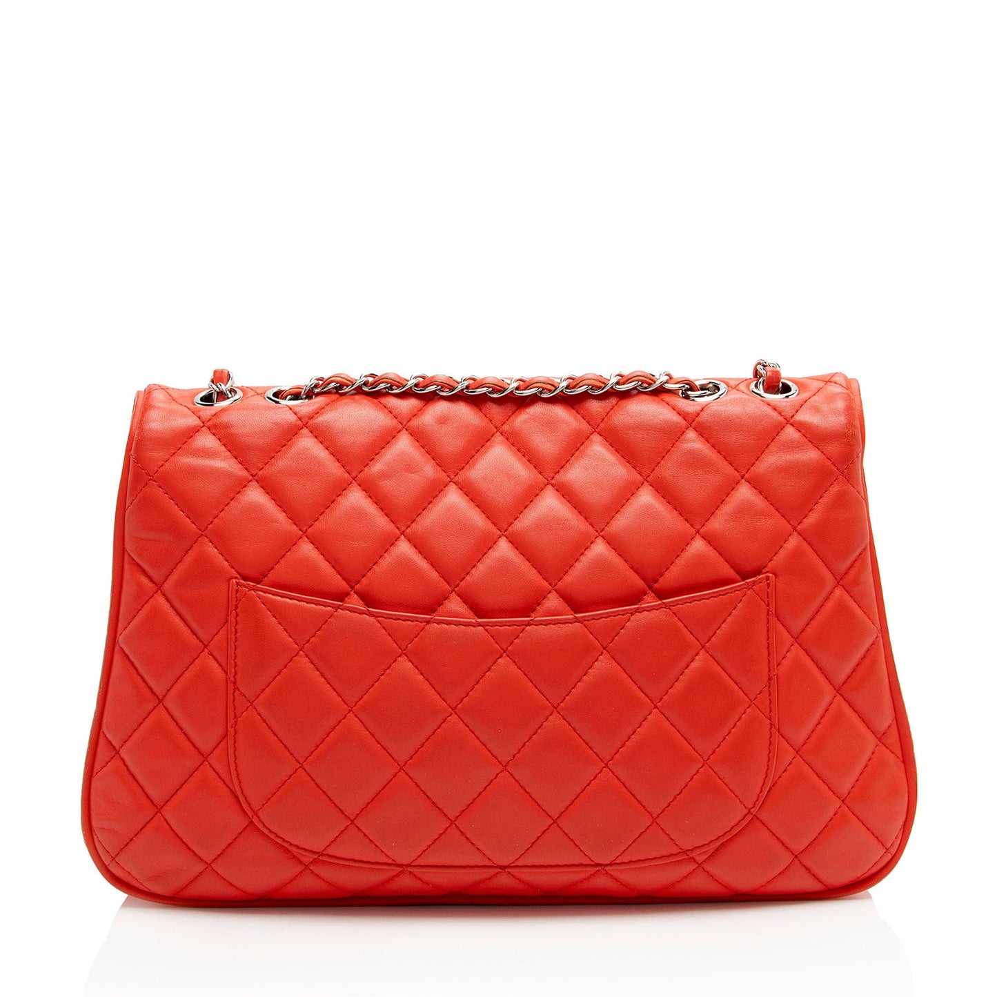 Chanel Lambskin Pagode Piping Flap Bag (SHF-Cco5SB)