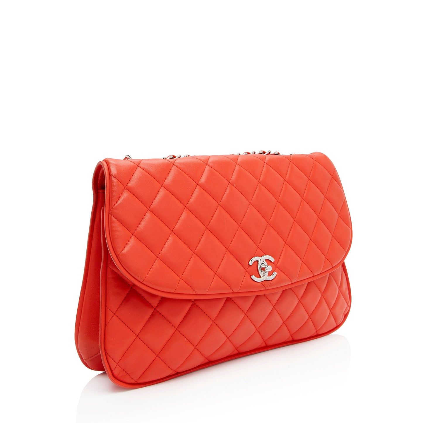 Chanel Lambskin Pagode Piping Flap Bag (SHF-Cco5SB)