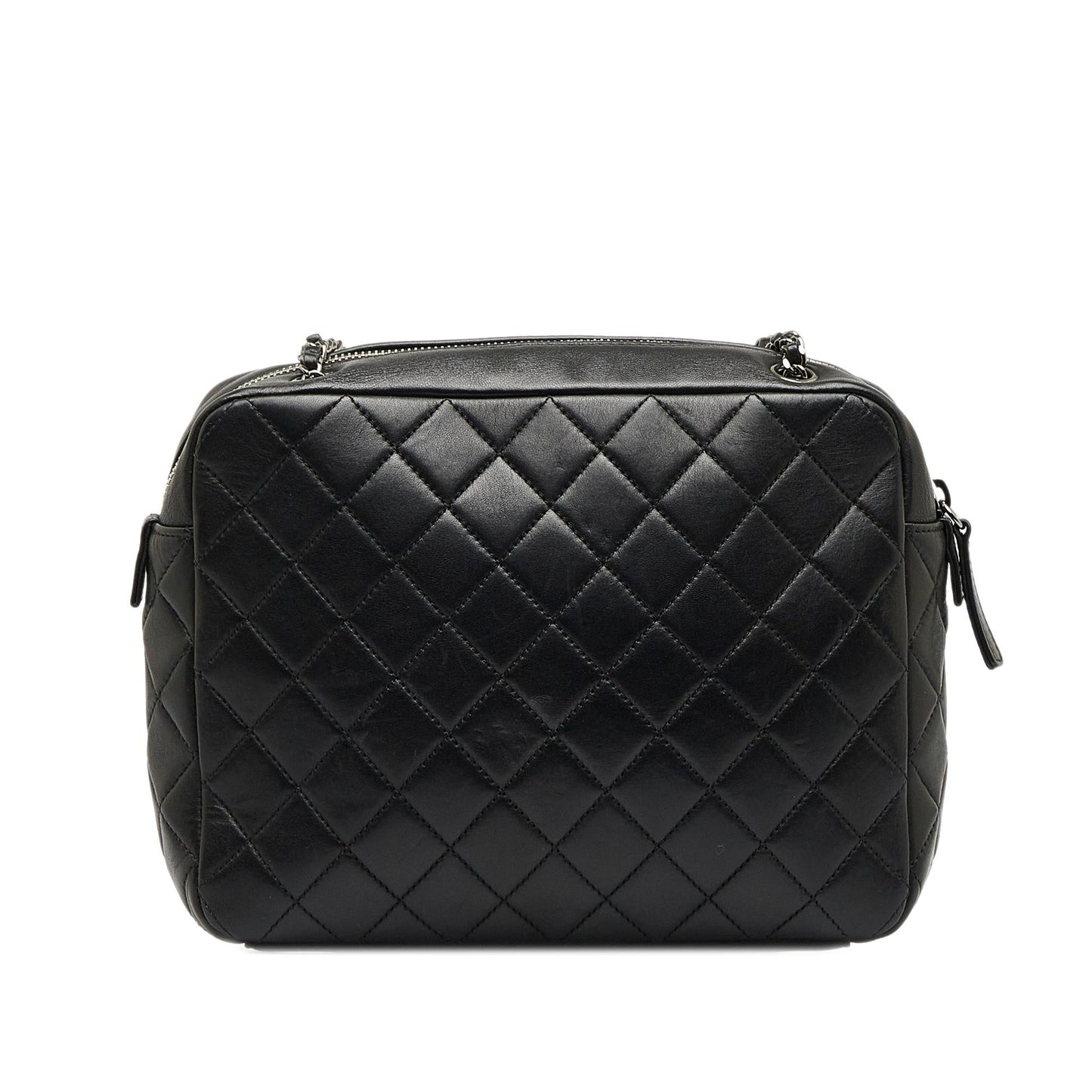 Chanel Lambskin Plexiglass Evening Art Camera Bag (SHG-9R3P43)