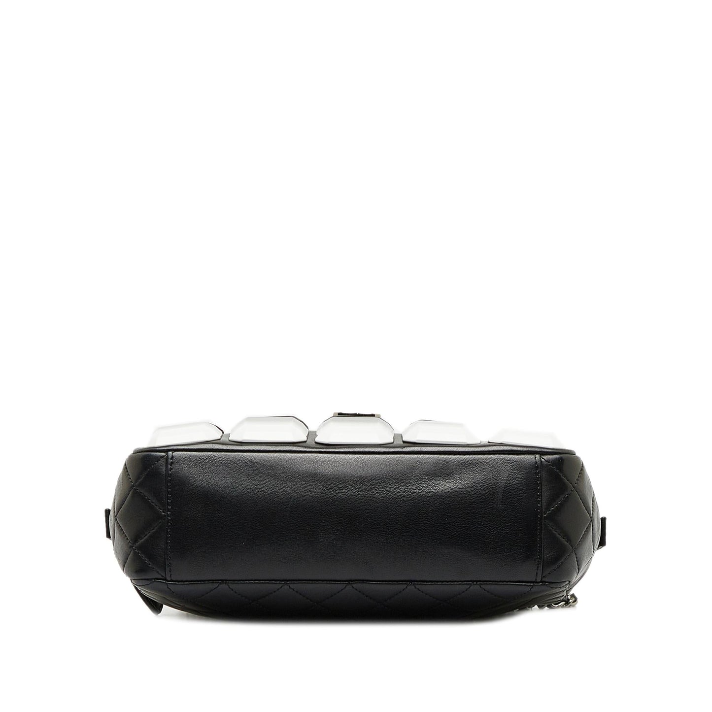Chanel Lambskin Plexiglass Evening Art Camera Bag (SHG-9R3P43)