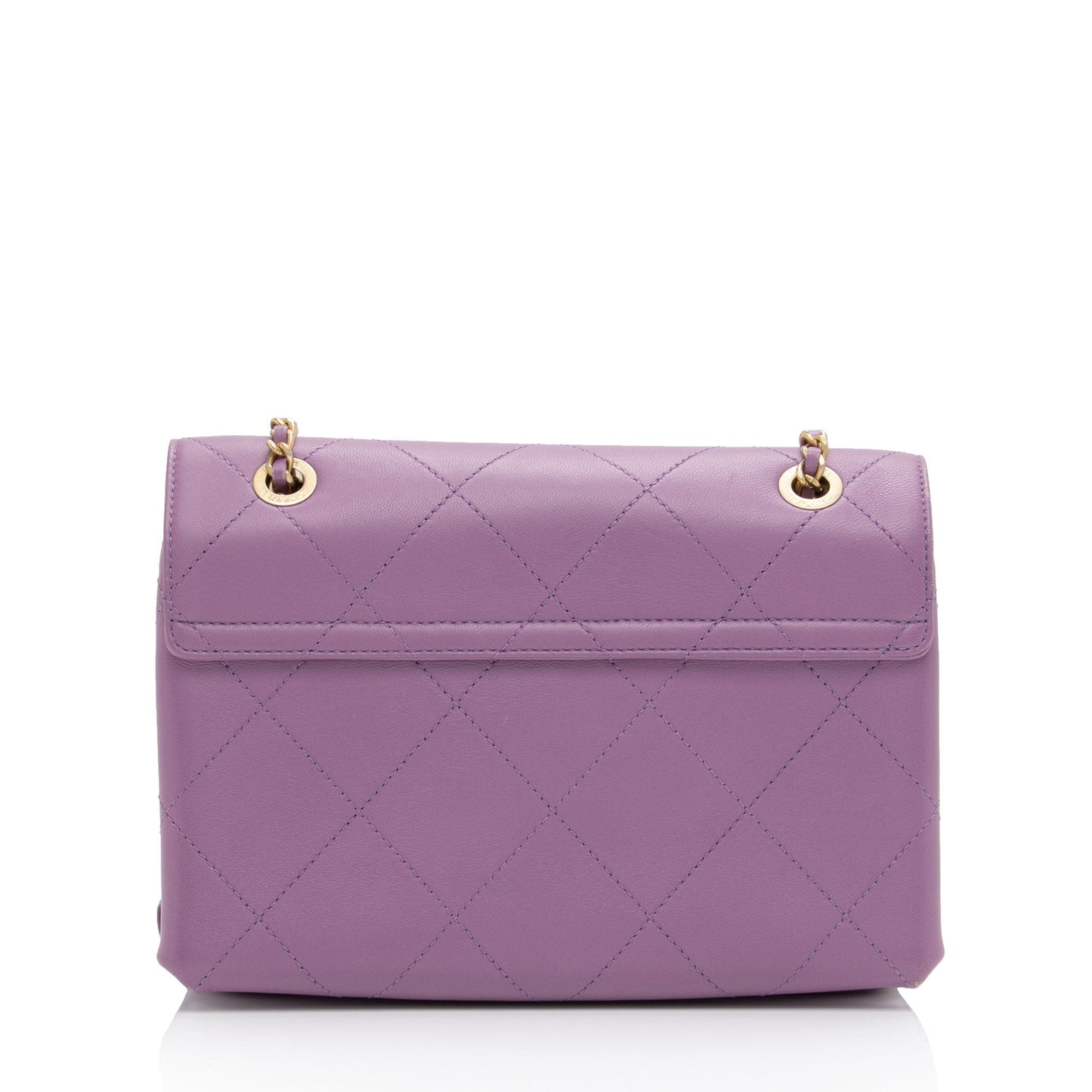 Chanel Lambskin Sleek & Chic Small Flap Bag (SHF-UMzeA2)