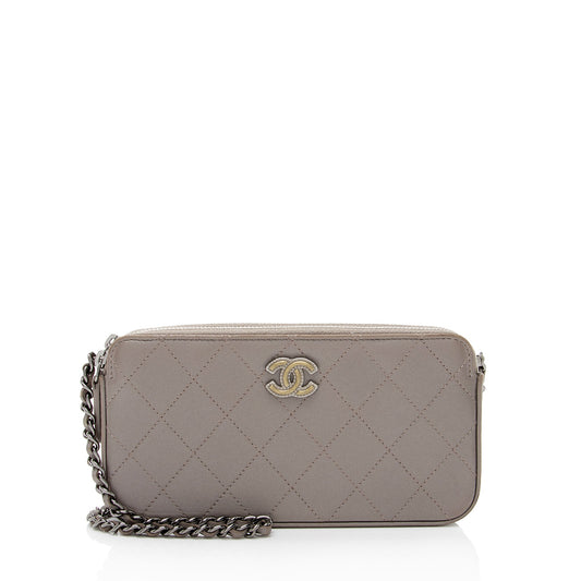 Chanel Lambskin Small Clutch with Chain (SHF-b6lVXI)